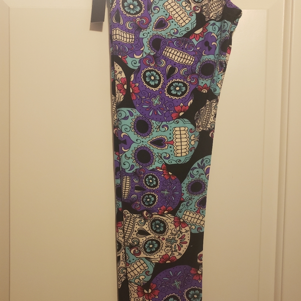 Sugar skull leggings